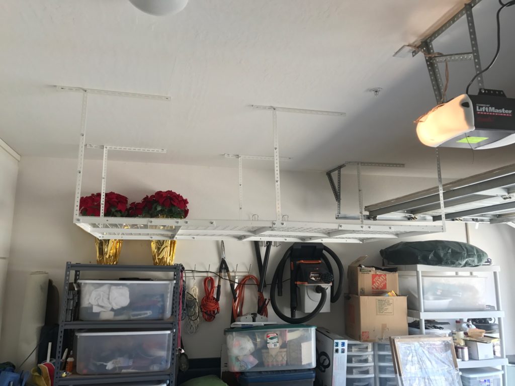 Overhead Garage Storage Installation