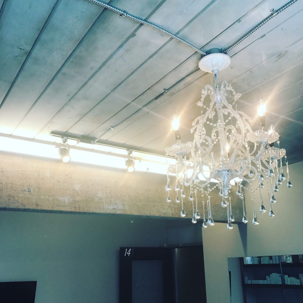 Track Lighting and Chandelier Installation